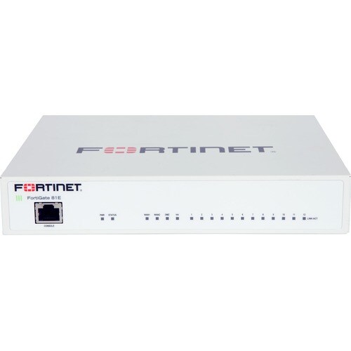 Fortinet FortiGate 81E Network Security/Firewall Appliance - 14 Port - 1000Base-T, 1000Base-X - Gigabit Ethernet - AES (25