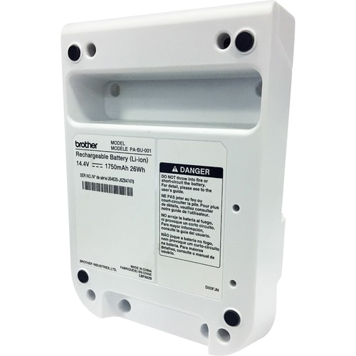 Brother Battery - Lithium Ion (Li-Ion) - For Label Printer - Battery Rechargeable - 14.4 V DC - 1750 mAh Shelf Life