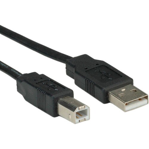 Roline 80 cm USB Datentransferkabel für Notebook - Zweiter Anschluss: 1 x USB 2.0 Type B - Male - 480 Mbit/s - Abschirmung