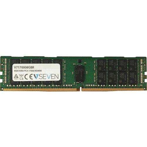 V7 8GB DDR4 SDRAM Memory Module - 8 GB - DDR4-2133/PC4-17000 DDR4 SDRAM - 2133 MHz - CL15 - Unbuffered - 288-pin - DIMM TA