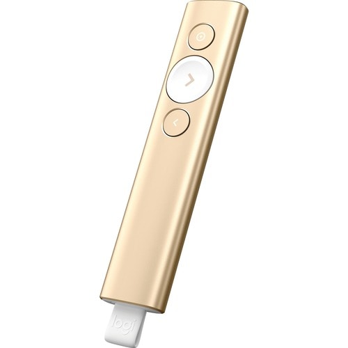 Logitech Spotlight Presentation Remote - Universal Wireless Presentation Clicker with Laser Pointer, Advanced Digital High