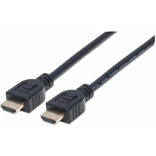 Manhattan Cable HDMI 2.0 intramuro M-M 5.0M - Extremo Secundario: 1 x 19-pin HDMI Digital Audio/Video - Male - 18Gbit/s - 