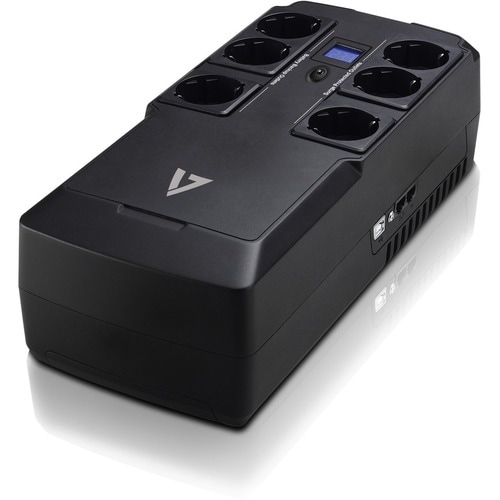 V7 UPS1DT750-1E Standby-UPS - 750 VA/450 W - 2U Rackmontage - 8 Stunde(n) Recharge - 30 s Stand-by - 230 V AC Eingang - 24