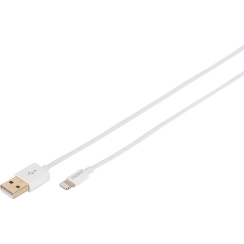 Assmann 1 m Lightning/USB Datentransferkabel für iPhone, iPad mini, Notebook, iPad, iPod touch, iPod nano - Zweiter Anschl