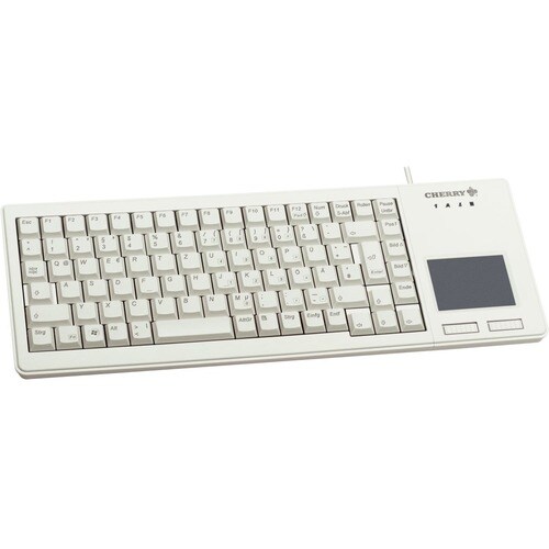 CHERRY G84-5500 Keyboard - Cable Connectivity - USB Interface - English (US) - Light Grey