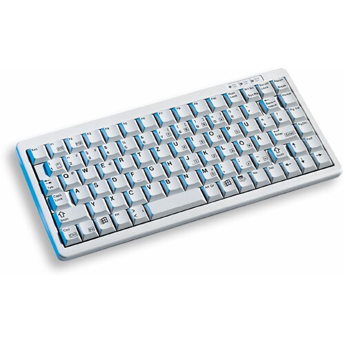 CHERRY G84-4100 Keyboard - Cable Connectivity - PS/2, USB Interface - English (US) - Light Grey - Mechanical Keyswitch - 8