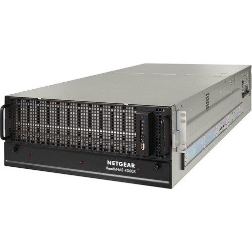 Netgear ReadyNAS RR4360X 60 x Total Bays SAN/NAS Storage System Xeon E3-1225 v5 Quad-core (4 Core) 3.30 GHz - 16 GB RAM - 