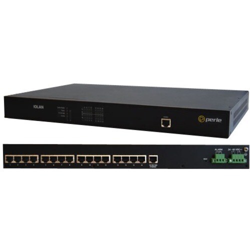 IOLAN SDS16C LDC UTILITY TERMINAL SERVER - 16 X RJ45 SERIAL PORTS, 24/48 VDC POWER, DUAL 10/100/1000 ETHERNET, 1U RACK MOUNT,