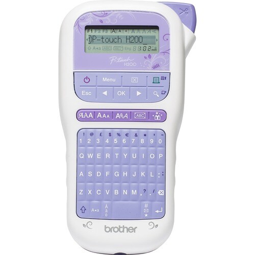 Brother P-touch PT-H200 Elektronischer Etikettendrucker - Thermotransfer - 20 mm/s Mono - 6 Schriftarten - 180 dpi - Aufkl