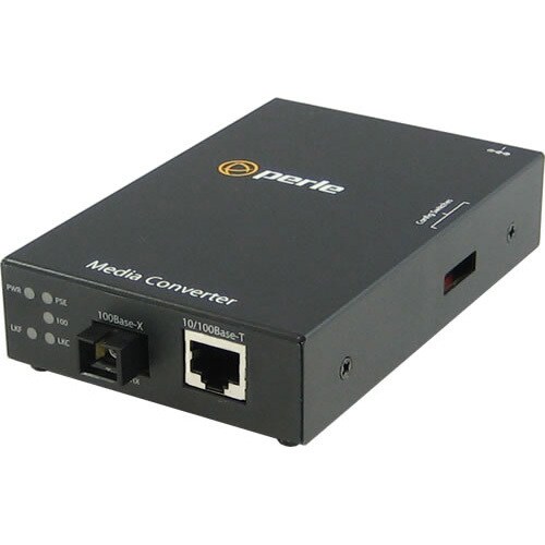 S-110PP-S1SC20U-XT - 10/100 FAST ETHERNET STAND-ALONE INDUSTRIAL TEMPERATURE MEDIA RATE CONVERTER WITH POE+ ( POEP ) POWER