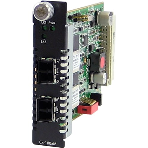 Perle C-1000MM-M2LC2 - Gigabit Fiber to Fiber Media Converter Module - 2 x LC Ports - DuplexLC Port - 1000Base-LX, 1000Bas