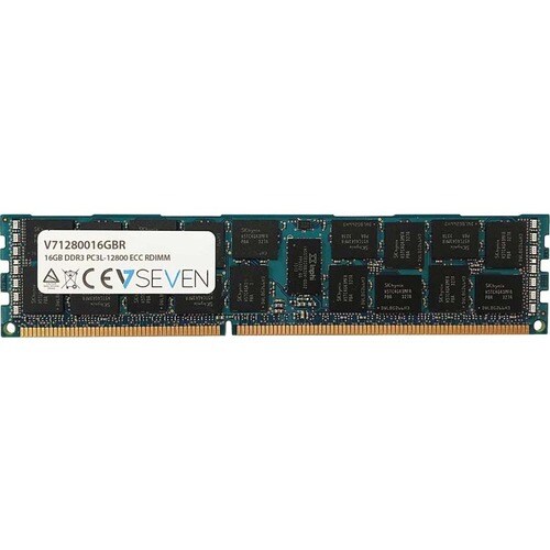 V7 RAM-Modul für Desktop-PC - 16 GB - DDR3-1600/PC3-12800 DDR3 SDRAM - 1600 MHz - CL11 - ECC - Gepuffert - 240-polig - DIMM