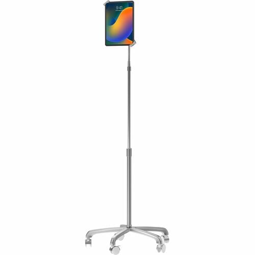 CTA Digital Heavy-Duty Security Gooseneck Floor Stand for 7-13 Inch Tablets - Up to 13" Screen Support - 58" Height - Floo
