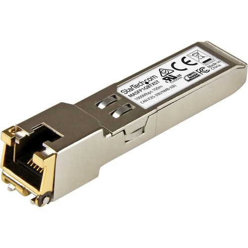 StarTech.com SFP (Mini-GBIC) - 1 Paket - für Datenvernetzung, Optisches Netzwerk - Verdrilltes DoppelkabelGigabit-Ethernet