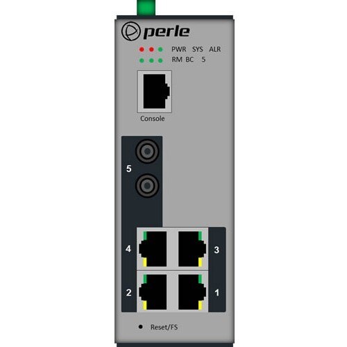 IDS-205G-CMD2 - INDUSTRIAL MANAGED ETHERNET SWITCH - 5 PORTS: 4 X 10/100/1000BASE-T RJ-45 PORTS AND 1 X 1000BASE-LX 1310NM