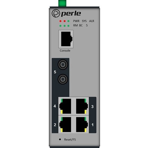 IDS-205F-CSS40U - INDUSTRIAL MANAGED ETHERNET SWITCH - 5 PORTS: 4 X 10/100/1000BASE-T RJ-45 PORTS AND 1 X 100BASE-BX 1310N