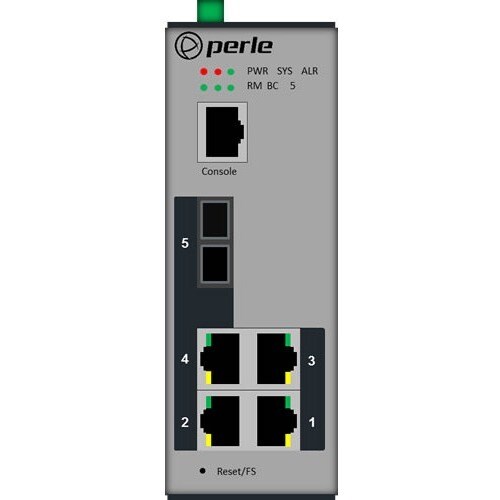 IDS-305F-CSD20 - INDUSTRIAL MANAGED ETHERNET SWITCH - 5 PORTS: 4 X 10/100/1000BASE-T RJ-45 PORTS AND 1 X 100BASE-LX 1310NM