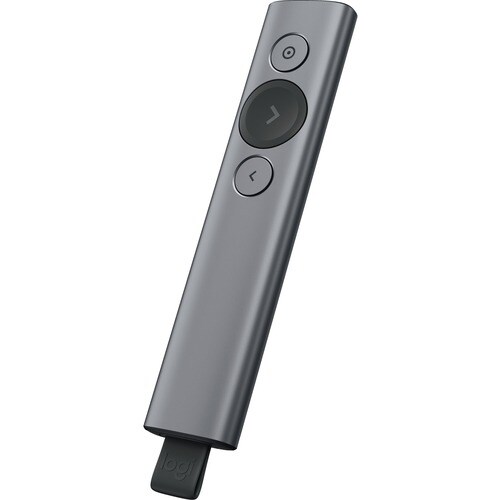 T?l?commande Universelle Logitech Spotlight SLATE - Sans fil - Pour Ordinateur Portable, PC - Bluetooth - 30 m Distance d'