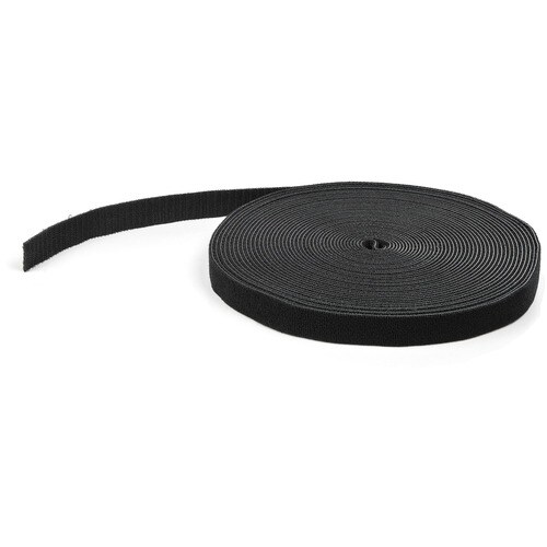 StarTech.com HKLP50. Typ: Kabelbinder mit Klettverschluss, Materialien: Nylon, Produktfarbe: Schwarz. Länge: 15200 mm, Bre