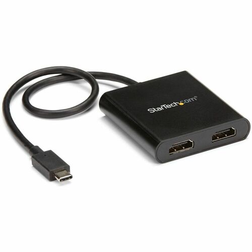 StarTech.com USB-C to Dual HDMI Adapter, USB Type-C Multi-Monitor MST Hub, Dual 4K 30Hz HDMI Laptop Display Extender/Split