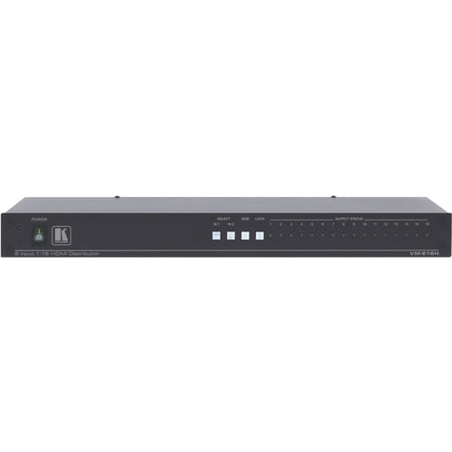 Kramer VM-216H Audio/Video Switchbox - Cable - 2 Input Device - 16 Display - Display, Set-top Box, Computer, DVD Player, T