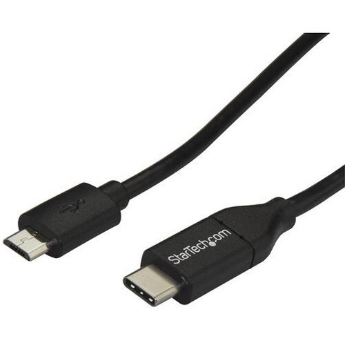 StarTech.com 2m 6 ft USB C to Micro USB Cable - M/M - USB 2.0 - USB-C to Micro USB Charge Cable - USB 2.0 Type C to Micro 