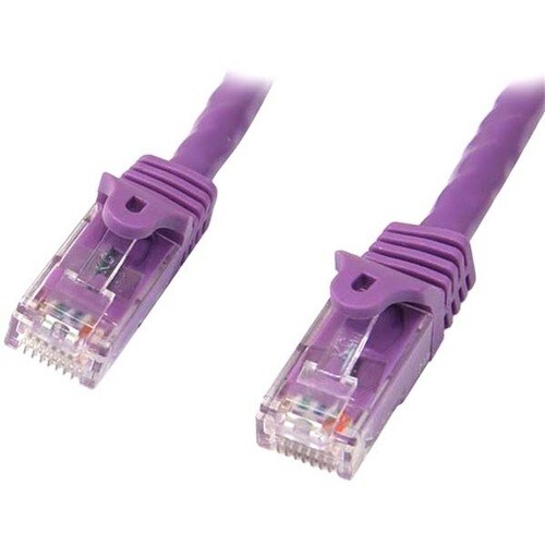 StarTech.com 7m Purple Cat5e Patch Cable with Snagless RJ45 Connectors - Long Ethernet Cable - 7 m Cat 5e UTP Cable - Make