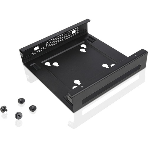 Lenovo Mounting Bracket for Desktop Computer, Workstation - Black - Black