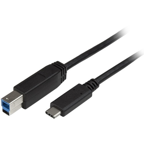 StarTech.com 2m 6 ft USB C to USB B Printer Cable - M/M - USB 3.0 - USB B Cable - USB C to USB B Cable - USB Type C to Typ