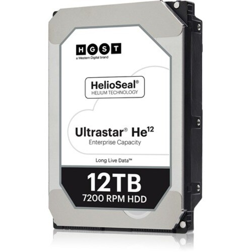 HGST Ultrastar He12 HUH721212ALE600 12 TB Hard Drive - 3.5" Internal - SATA (SATA/600) - 7200rpm