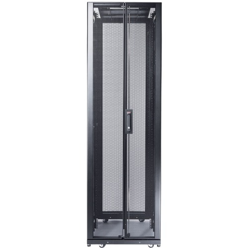 Dell APC NetShelter SX, Server Rack Enclosure, 42U, Black, 1991H x 600W x 1200D mm - 42U Rack Height x 19" Rack Width - Fl