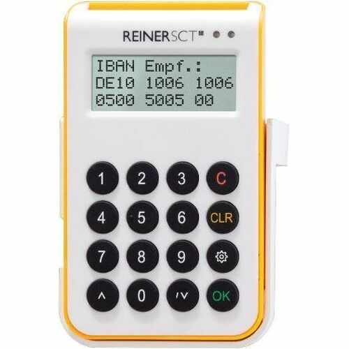 Reinersct cyberJack Kontakt Smartcard-Lesegerät - Weiß, Gelb - KabelUSB 2.0 Typ B