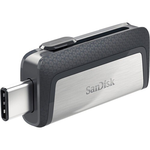 SanDisk 64GB Ultra Dual USB 3.0 USB Type C Flash Drive - 64 GB - USB 3.0, USB Type C