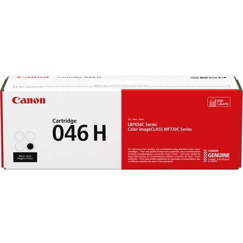 Canon 046 H High Yield Laser Toner Cartridge - Black - 1 Pack - 6300 Pages