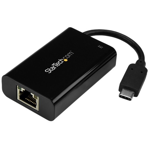 StarTech.com Adaptador Convertidor USB C a Ethernet Gigabit con PD 2.0 - Adaptador de Red NIC 1Gb LAN RJ45 USB Tipo C USB 
