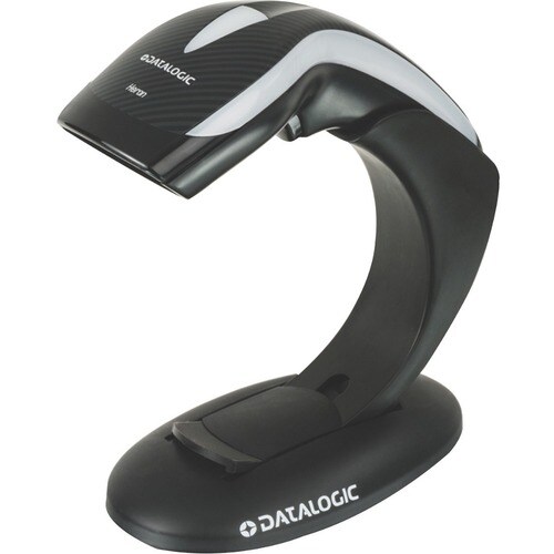 Datalogic Heron HD3130 Handheld Barcode Scanner Kit - Cable Connectivity - Black - 270 scan/s - 1D - CCD - USB
