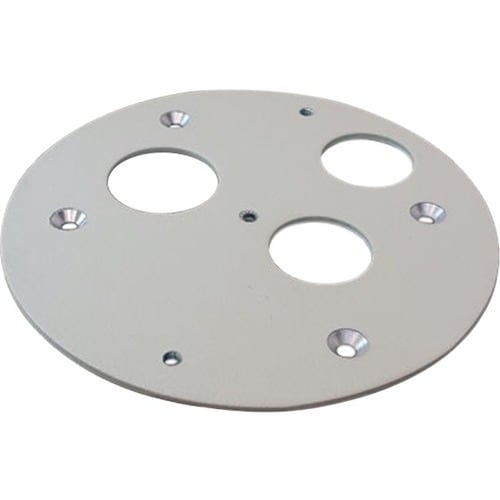 Hanwha Techwin SBP-B-100P Mounting Plate for Network Camera - Ivory - Aluminum
