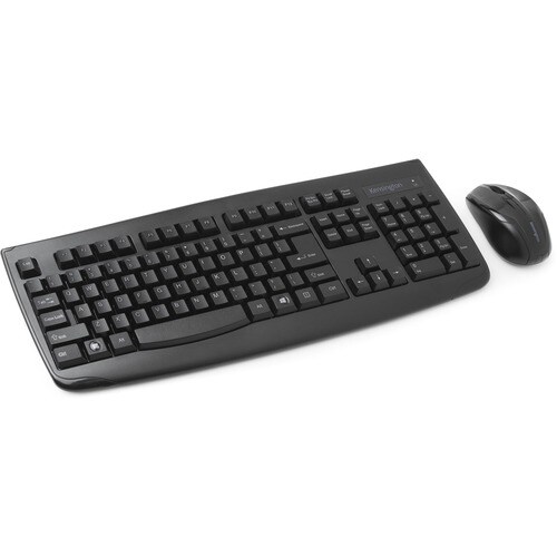 Kensington Keyboard for Life Wireless Desktop Set - USB Wireless RF 2.40 GHz Keyboard - Black - USB Wireless RF Mouse - Op