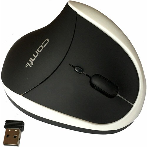 COMFI II WIRELESS ERGONOMIC COMPUTER MOUSE WHITE - Optical - Wireless - White - USB - 2000 dpi - Scroll Wheel - 5 Button(s