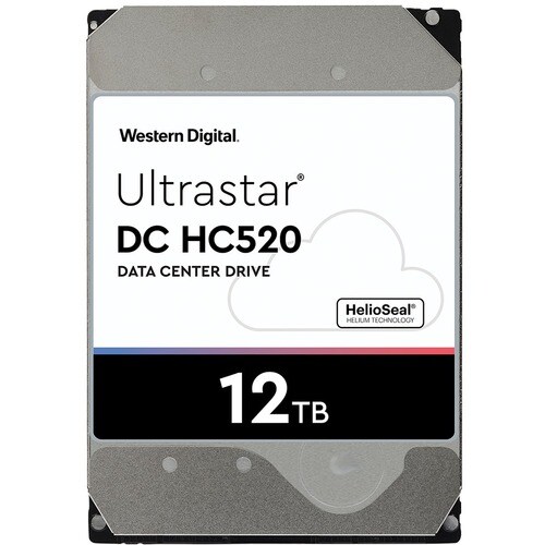 HGST Ultrastar Festplatte - 3,5" Intern - 12 TB - SATA (SATA/600) - 7200U/Min - 550 TB TBW - 512e Format