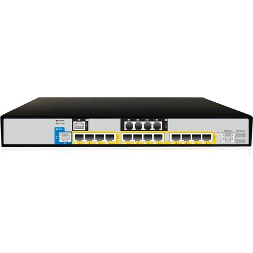 AudioCodes Mediant 800B VoIP-Gateway - 4 x FXS - USB - Gigabit-Ethernet - ADSL2+ - Wireless LAN - IEEE 802.11n - 1U Hoch -