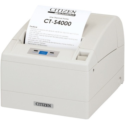Citizen CT-S4000 Desktop Direct Thermal Printer - Monochrome - Receipt Print - USB - 112 mm (4.41") Print Width - 150 mm/s