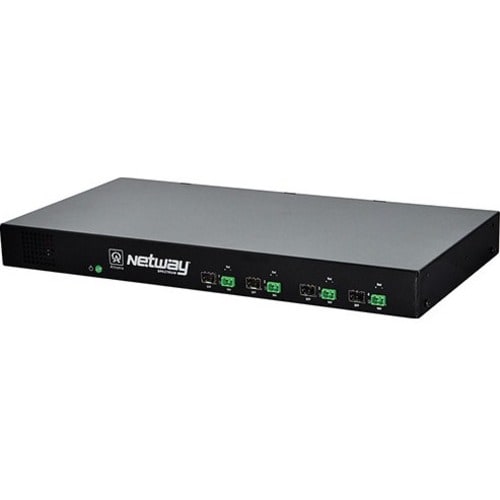 Altronix NetWaySP4P Transceiver/Media Converter - 4 x Network (RJ-45) - Gigabit Ethernet - 10/100/1000Base-T, 1000Base-X -