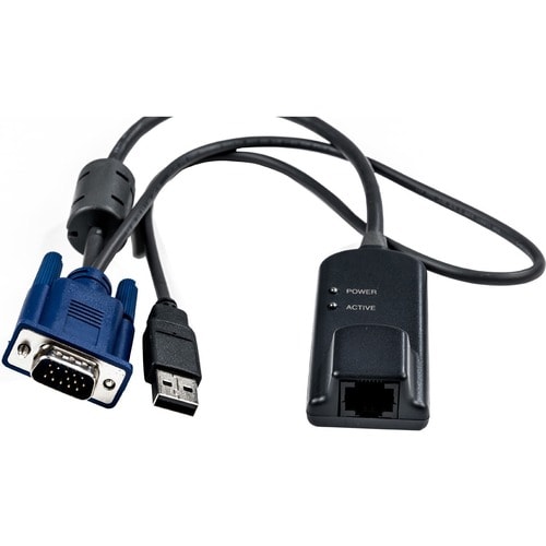 VERTIV 35.56 cm RJ-45/USB/VGA Server Interface Module - TAA Compliant - Cable for Video Device, Switch, Keyboard/Mouse - F
