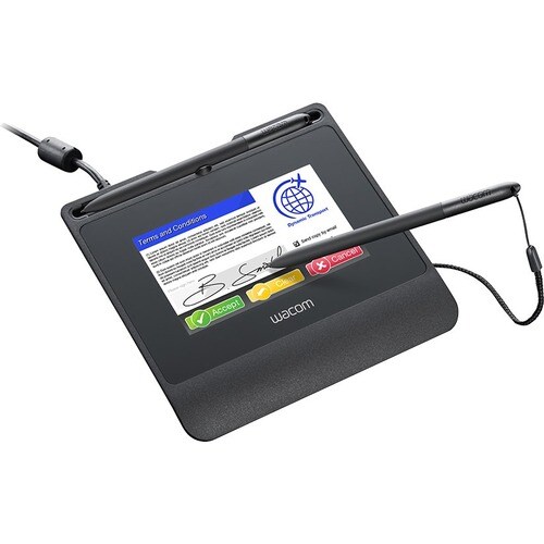 Wacom STU-540 Signature Pad - Active Pen - 4.25" x 2.56" Active Area - Wired - 5" LCD - 800 x 480 - USB - 2540 LPI