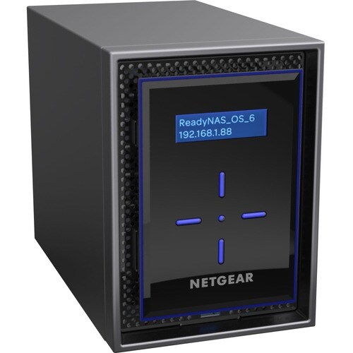 Netgear ReadyNAS RN422E6 2 x Total Bays SAN/NAS Storage System - 12 TB HDD - Intel Atom C3338 Dual-core (2 Core) 1.50 GHz 