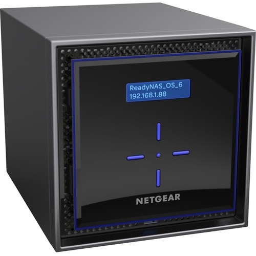 Netgear ReadyNAS RN424D4 4 x Total Bays SAN/NAS Storage System - 16 TB HDD - 4 x 4TB - Intel Atom C3338 Dual-core (2 Core)