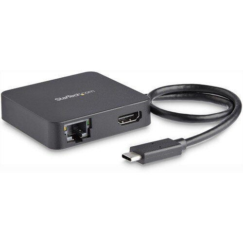 StarTech.com USB Type C Docking Station for Notebook - Black - TAA Compliant - 1 Displays Supported - 4K - 4096 x 2160, 38