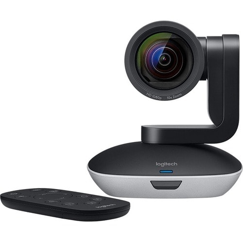 Logitech - Videokonferenz-Kamera - 30 fps - Schwarz, Silber - USB - 1920 x 1080 Pixel Videoauflösung - Autofokus