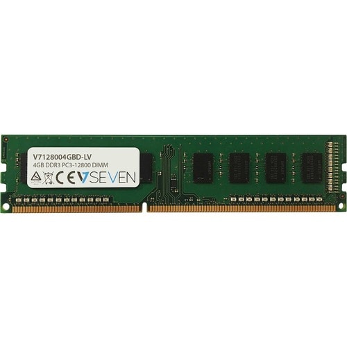 V7 RAM Module - 4 GB (1 x 4GB) - DDR3-1600/PC3L-12800 DDR3 SDRAM - 1600 MHz - CL11 - 1.35 V - Non-ECC - Unbuffered - 240-p